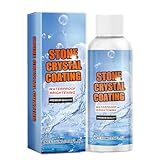 Detergente per Smacchiatore di Pietre,Stone Stain Remover Cleaner,Agente Lucidante per Pietre,Riparazione di Graffi Sul Agente,Detergente per Macchie di Olio per Marmo da Cucina,100 ML