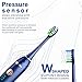 Wagner Stern WHITEN+ Edition. Whitening Electric Toothbrush with Pressure Sensor. Offers 5 Brushing Modes, 3 intensities, 8 Soft Brush Heads, and a Luxury Travel case.