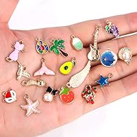 SANNIX 350Pcs Bracelet Charms Jewelry Making Charms Assorted Gold Plated Enamel Pendants for DIY Necklace Bracelet Earring Craft Supplies — image 4