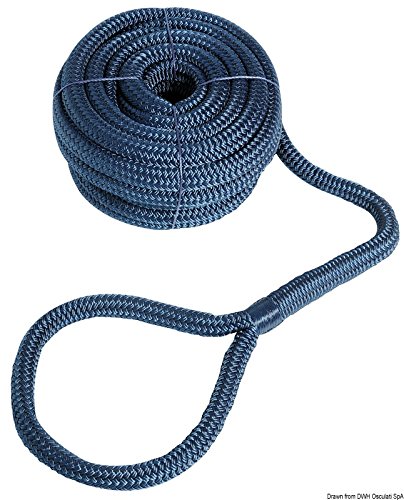 Amarre avec oeil Osculati bleu navy 24 mm x 15 m pour amarrage de bateau
