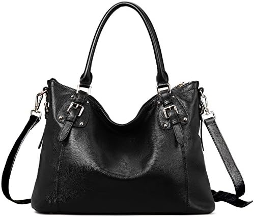 BIG SALE-AINIMOER Women's Large Leather Vintage Shoulder Bags Handbags Ladies Top handle Purse Cross Body Bag