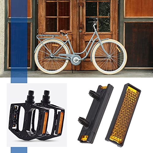 Reflektoren für Fahrrad Pedale, Reflektierendes Blatt Fahrrad, Pedal Reflektor, Nacht Sicherheit Warnung Pedal, Passend für Standard-Fahrradpedale, 8 Stück