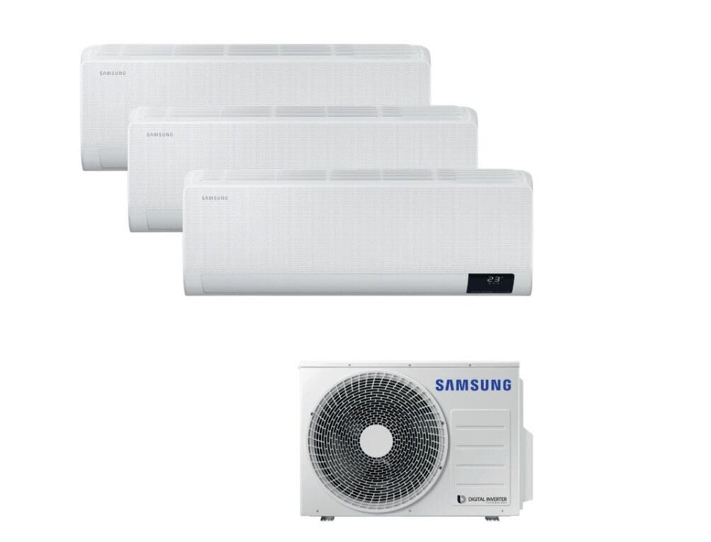 SAMSUNG WINDFREE C-NEXT CONDIZIONATORE AJ052TXJ3KG TRIAL SPLIT 7000+7000+9000 BTU WIFI A++