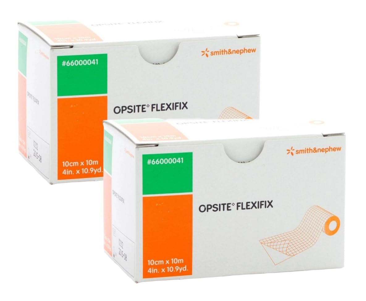 Cerotto Adesivo in Poliuretano Traspirante, 10cmx10m, 2 rotoli