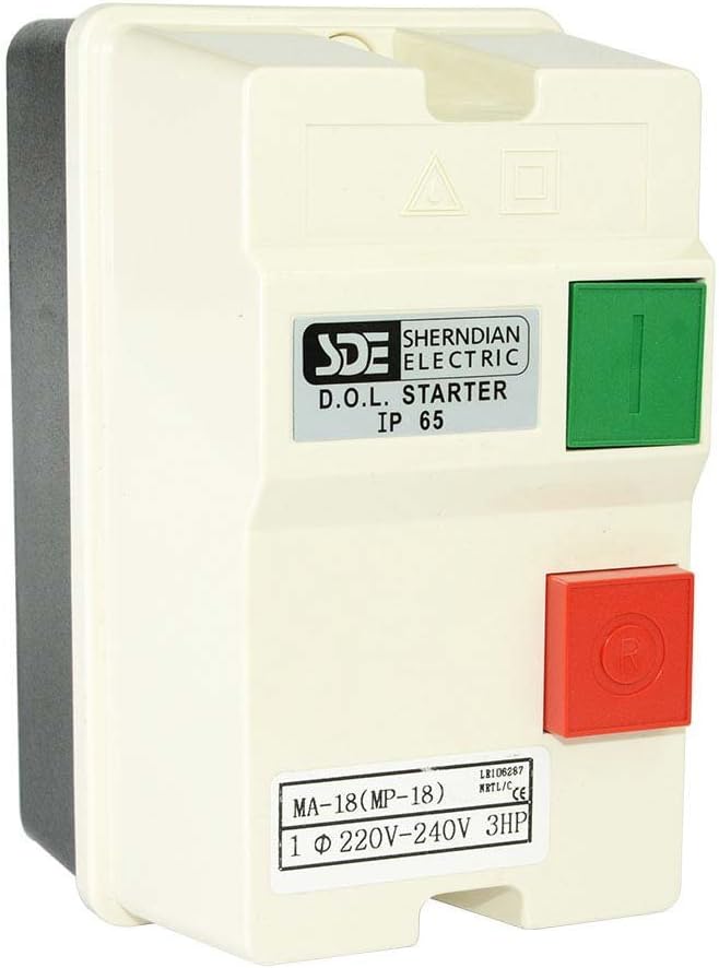 Big Horn 18823 1-Phase, 220-240-Volt, 3-HP, 18-26-Amp Magnetic Switch - CSA Approved