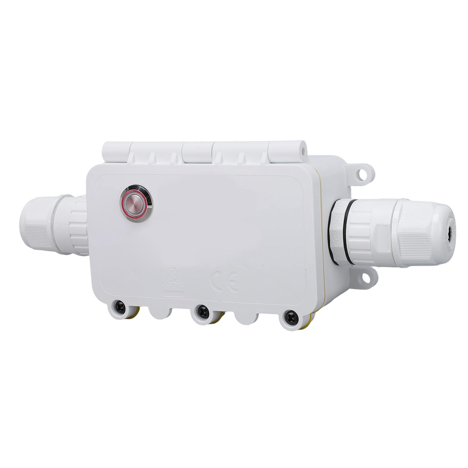 Ejoyous Interrupteur Minuterie Intelligent WiFi Extérieur Boîte de Jonction Intelligente Extérieure IP67 16A Commande à Distance Via Application Minuterie Programmée Compte à Rebours