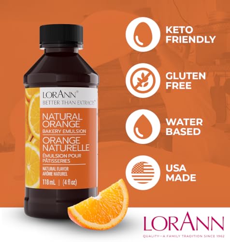 Image of LorAnn Oils Orange Emulsion & Flavoring For Baking