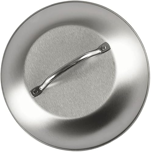 Miniatura 1 de DOITOOL Tapa universal de acero inoxidable para ollas, sartenes o sartenes, tapa de repuesto pequeña de 8.8 pulgadas para sartén, sartén
