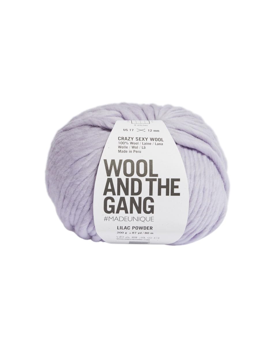 Wool and the Gang Crazy Sexy Wool, Lilac Powder (185), 200gr