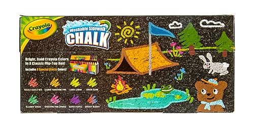 Crayola Ultimate Washable Chalk Collection (64ct), Bulk Outdoor Sidewalk Chalk for Kids, Outdoor Activities & Spring Crafts, Gifts for Kids - image 7