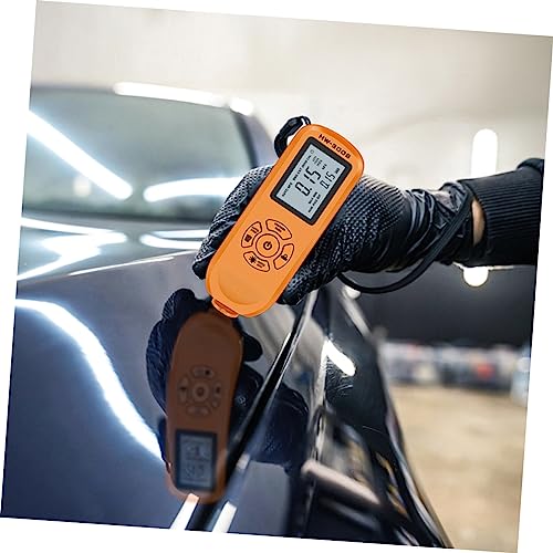Homoyoyo 1set medidor portátil de espesor para recubrimiento de auto, medidor digital de pintura automotriz con pantalla de alta definición miniatura 7