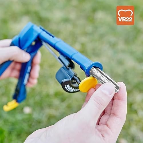 Rapid FP222 Zaunzange mit Magazin - Für VR22 Zaunklammern (5-11 mm C-Klemmen) - Für Maschendraht, Drahtgeflecht und Spanndraht - Mit Softgrip und integriertem Drahtschneider