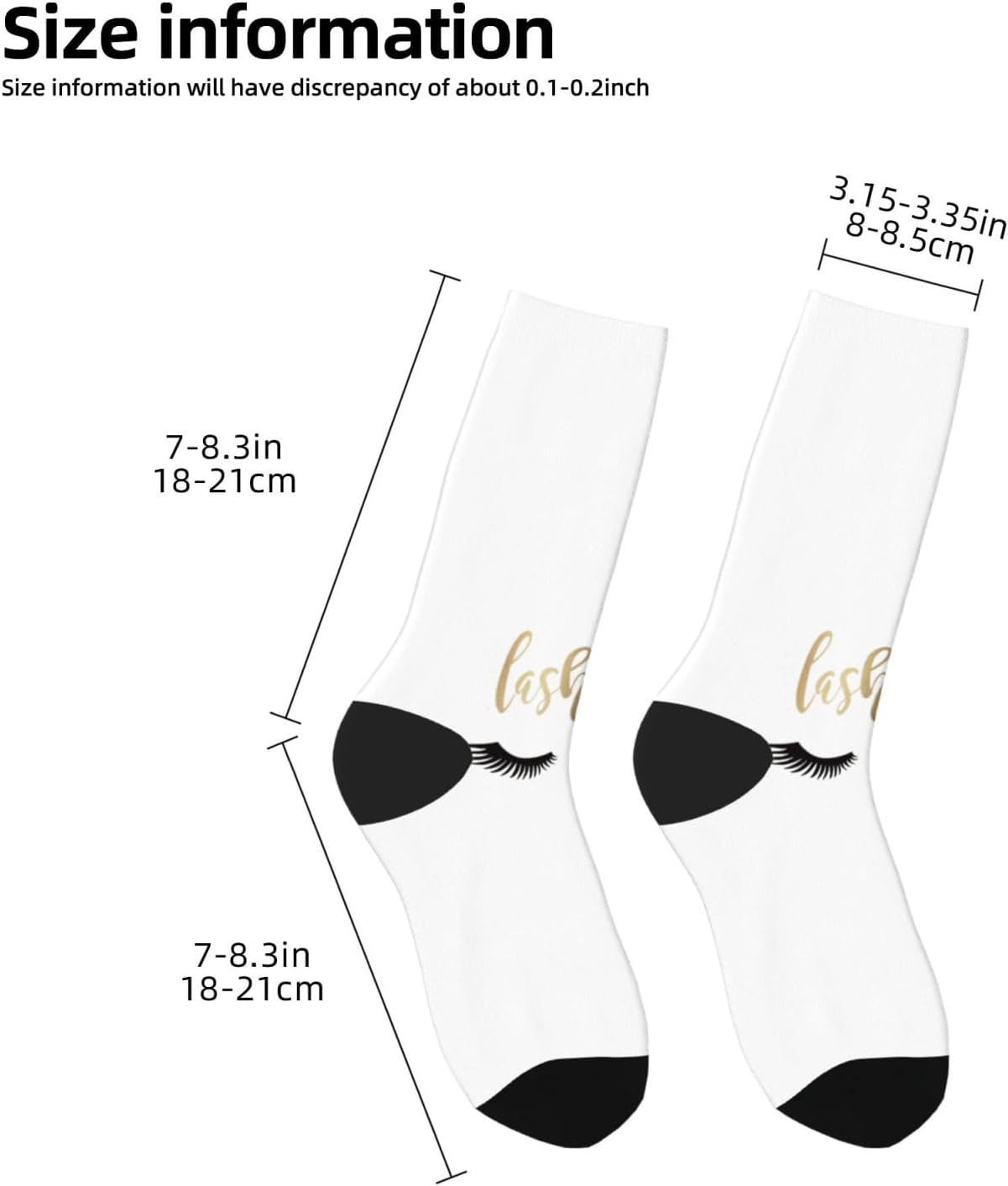 JBYJBX Chaussettes Unisexes Avec Imprimé Cupcakes Délicieux Pour Femmes, Filles, Hommes, Adolescents, Garçons, Papa, Maris, Frères, 2 Noir-1, Taille