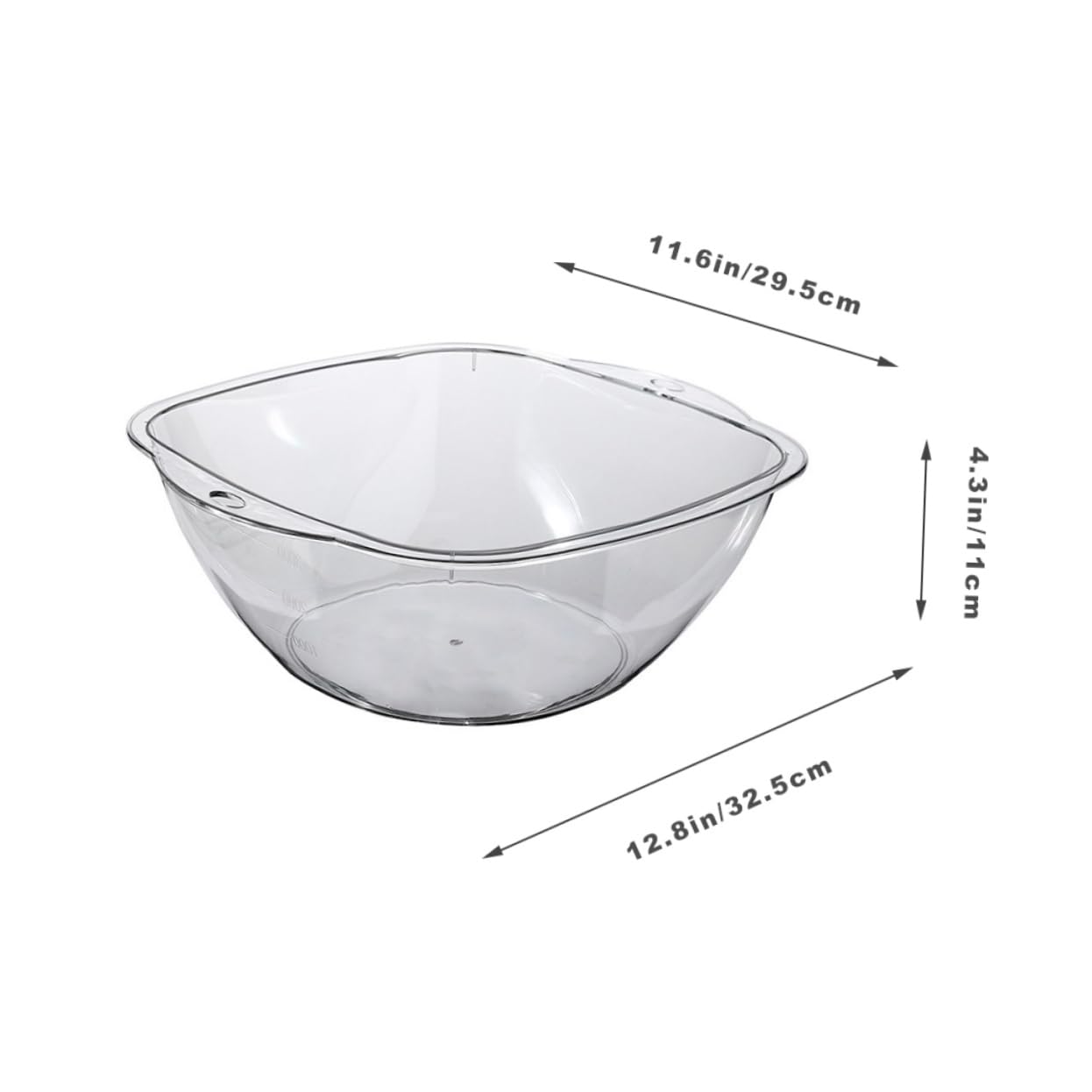 Plastic Wash Basin Portable Face Cleansing Bowl for Home Salon