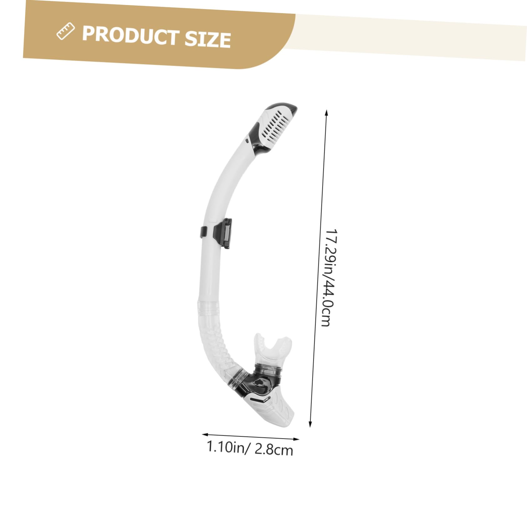 UPKOCH Convenient Multi-Function Dive Tube Full Snorkeling Accessory for Enhanced Underwater Comfortable Breathing and Water Prevention for Adults