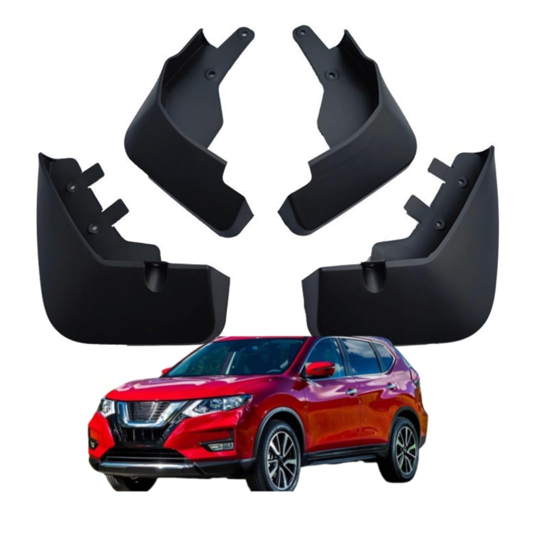 UDRFKDS Mud Flaps Splash Guards For Nissan X-Trail Rogue 1998-2007 Accessories Mudflap Fender Flares Front and Rear Mud Guard Set 4PCS