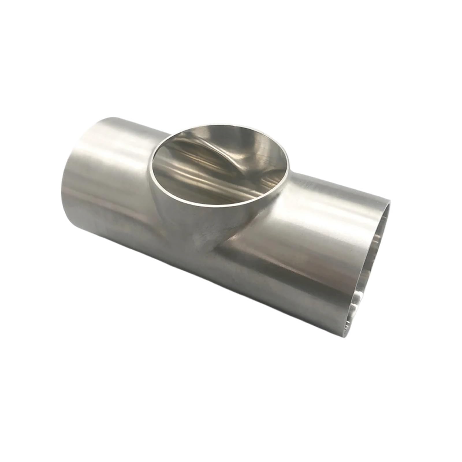 Tamaño 19mm-108mm tubo OD soldadura a tope T plana conector de montaje de 3 vías SUS 304 Homebrew sanitario inoxidable(OD 76mm Wall 2mm)