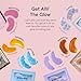 grace & stella Under Eye Mask Variety Pack - 18 Pairs of Under Eye Patches for Dark Circles - With 6 Colors (3 Pairs/Color) - Gel Masks Puffy Eyes for Women - Vegan Cruelty Free Bridesmaid Gifts
