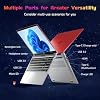 NIMO 15.6 IPS FHD-Laptop, 16GB RAM 1TB SSD Intel Pentium Quad Core N100, Computer with Backlit Keyboard Fingerprint (Beat to i3-1115G4 Up to 3.4GHz) Laptops for Student, Win 11 Red
