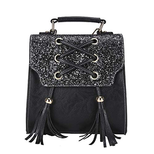 Sac à dos femme de voyage aux finitions soignées avec pampilles