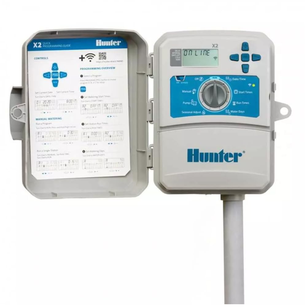 Programador Hunter X2-601 Exterior 6 Estaciones Compatible con WiFi