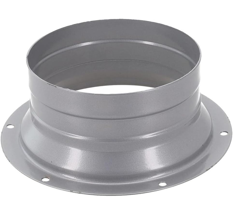 Conector de ventilación metálico anticaídas para conductos sin fugas