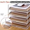 Amazon.com: Paper Tray Organizer Clear Acrylic Desk Organizers and ...