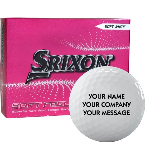 Srixon Soft Feel Lady 8 Personalized Golf Balls