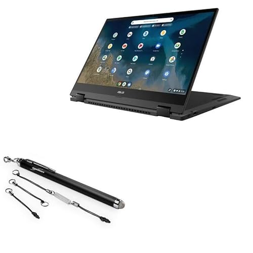 BoxWave �X�^�C���X�y�� ASUS Chromebook Enterprise Flip CM5 (CM5500) �Ή� - EverTouch �Ód�e�ʎ��X�^�C���X �t�@�C�o�[�`�b�v �Ód�e�ʎ��X�^�C���X�y�� - �W�F�b�g�u���b�N