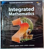 Integrated Mathematics 2 - Teacher Edition with Solutions Key 0544389867 Book Cover