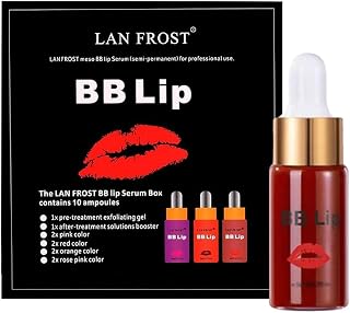 BB Lips Serum Kit, Semi Permanent Lip Make-up Treatment, 4 Color Lip Gloss Lip Tint for Lip Pigment Professional Makup Kit