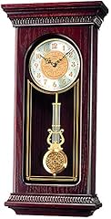SEIKO Mahogany Wall Clock with Pendulum and Chime product image