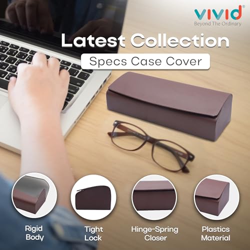 Image of VIVID Unisex Specs Magnetic Eyewear Dabbi Faux Leather Hard Case Cover