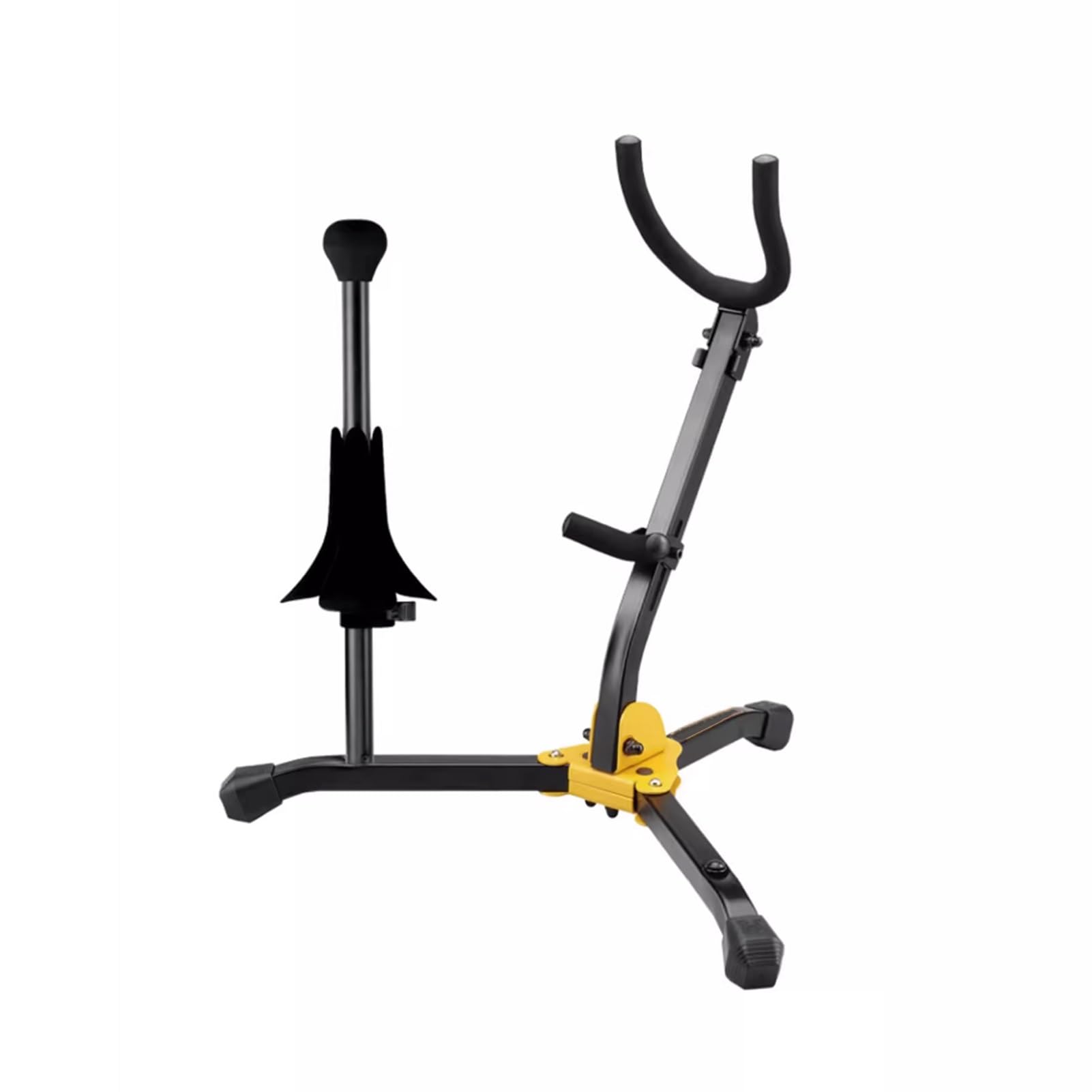 Adjustable Height Floor Bracket Statyw Na Saksofon, Żelazny Trójnóg, Pionowy Składany Uchwyt Teleskopowy, Odpowiedni Do Saksofonu Altowego/tenorowego/sopranowego Foldable Display Instrument Shelf