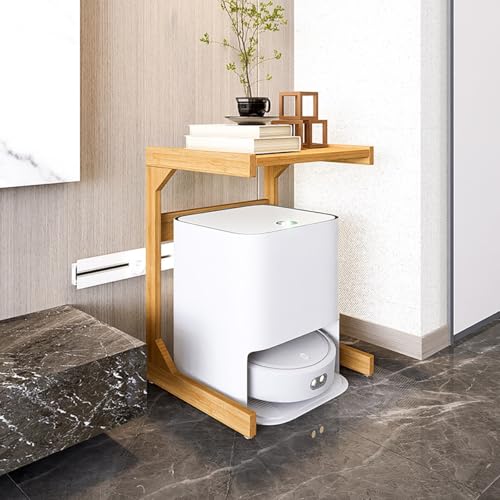 Meuble de rangement mobile marron foncé 55 cm avec étagère à roulettes - 7