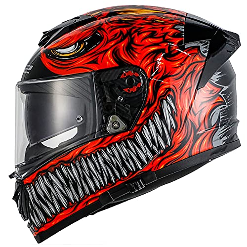 Casque intégral moto gris XXL ECE DOT pour rallye de locomotive