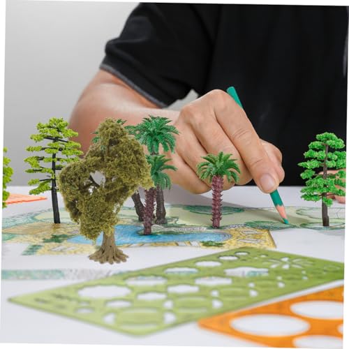 Arbre modèle miniature de 12 cm pour paysage de table de sable et micro scène