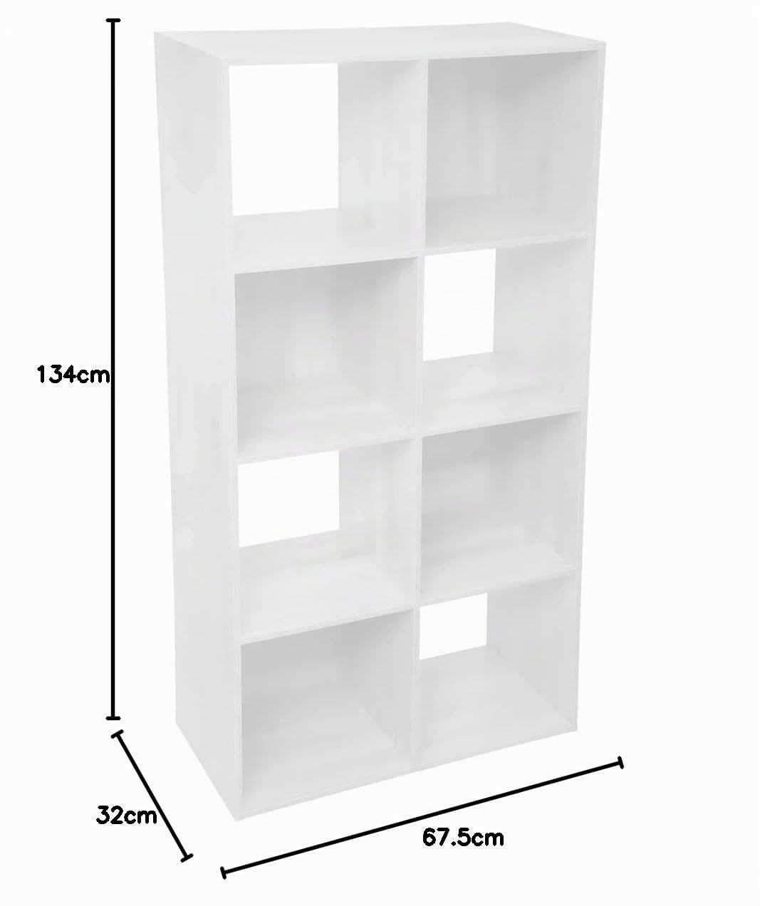 5 five simply smart Etagère 8 Cases Mix Blanc 5Five - Blanc