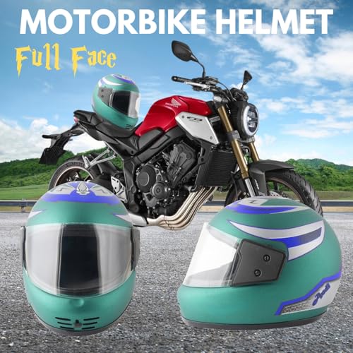 Image of Sage Square Audi Kimi Full Face Helmet | ISI Certified | Clear Visor | Ultra Comfort Inner Padding Extra Comfort & Stylish