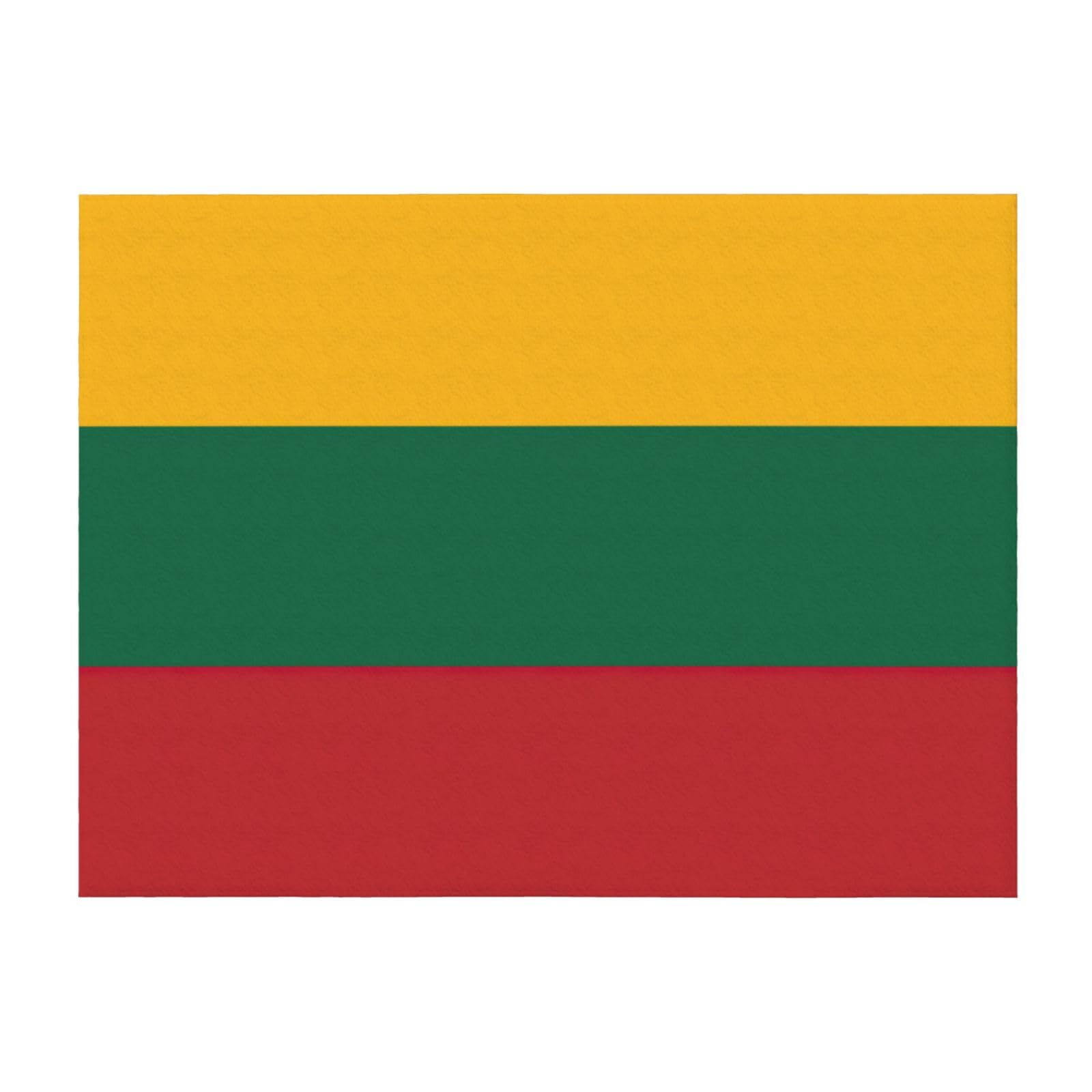 Couverture drapeau Lituanie pour canapé et soirées cocooning