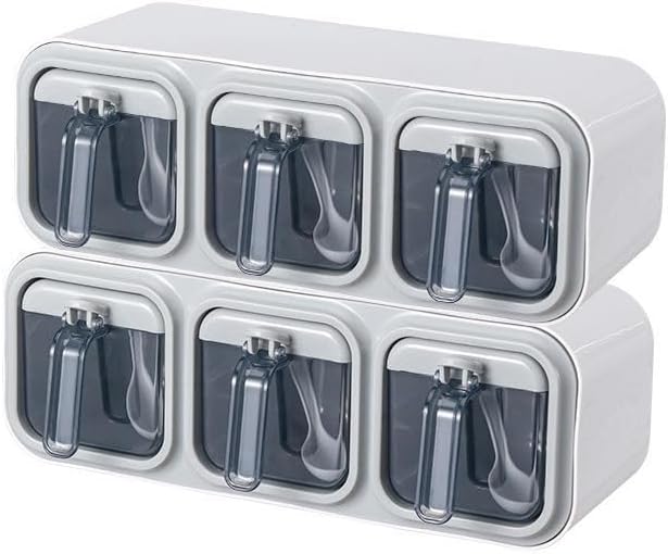 Seasoning Box Kitchen Household Can Set Wall Hanging Storage Bottle