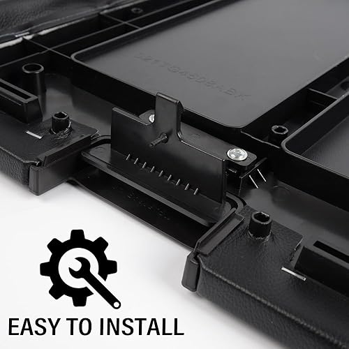 Miniatura 4 de PIT66 Cubierta para reposabrazos de tapa de consola central, compatible con Chevy Silverado GMC Sierra 2008-201407-13 Tahoe Avalanche Yukon (XL),