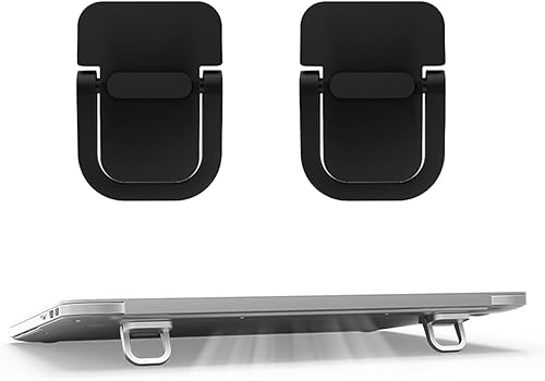 2 soportes para teclado, mini soporte para computadora portátil para escritorio, soporte portátil para laptop compatible con MacBook Air Pro, Dell