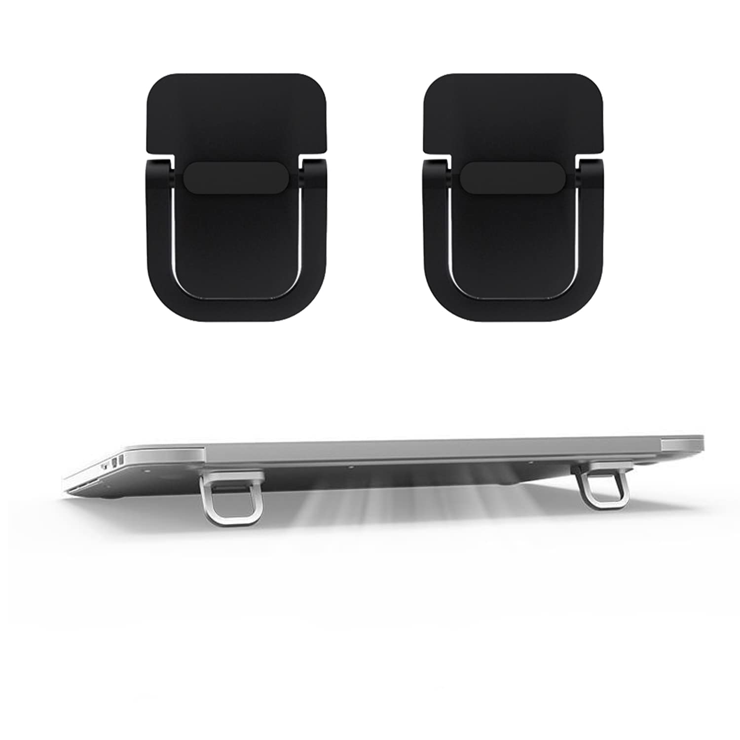 2pcs Keyboard Stands Mini Laptop Stand for Desk Portable Laptop Stand Compatible with MacBook Air Pro Dell XPS