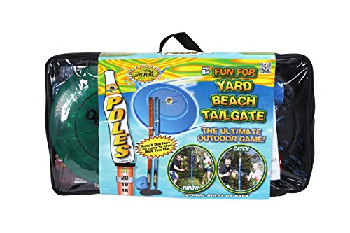 Water Sports Deluxe Light Up Pole Game with Frisbee Disc and Poles