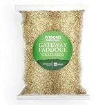 Ivisons Gateway & Paddock Grass Seed Mix | Improves Grass Density of Tired Damaged Pastures | Certified Horse and Pony Lawn Mixture | for Muddy Field Gateways (2kg)