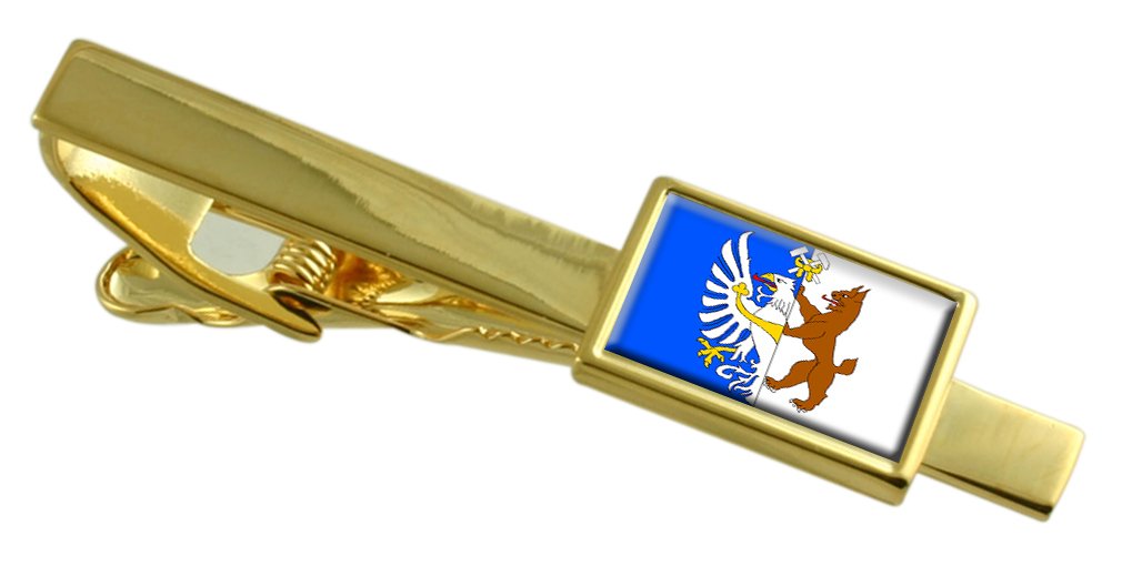 Clip de corbata de Kladno República Checa de oro para eventos institucionales 3
