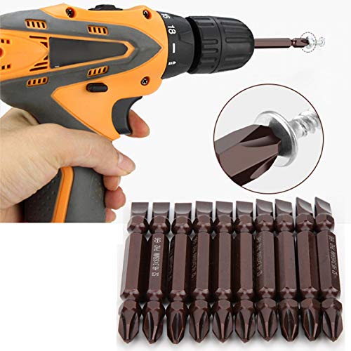Walfront S2 Steel Double Ended Magnetic Screwdriver Bits #TOP24