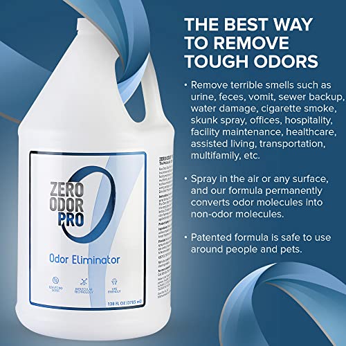 Zero Odor Professional Odor Eliminator Permanently Eliminate Extreme Air & Surface Odor