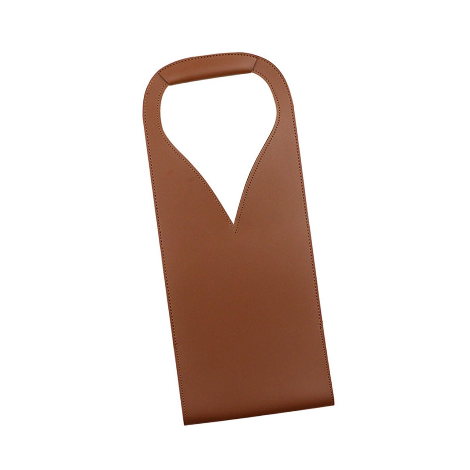 Buxuaaaa Bag Holder PU Leather Wine Case with Soft Interior Wine Bag for Enthusiasts Waterproof Pouches Sleeve Carriers